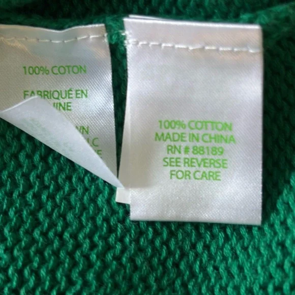 Lilly Pulitzer Bayport Sweater Fiddle Leaf Green - Picture 6 of 6